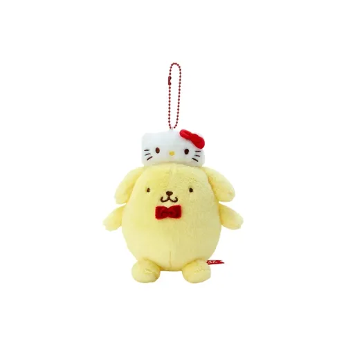 Sanrio Pompompurin Hello Kitty 50th Anniversary Dolls Plush Pendant 16cm High