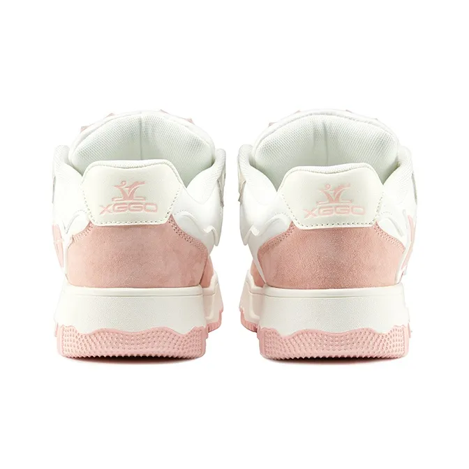 XIANGGUAN XGGO Lightning No.1 Wear Resistant Slip Resistant Low Top Skateboard Shoes Unisex Pink-3