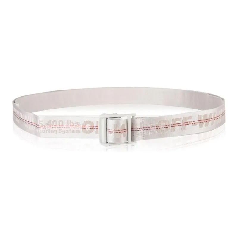 OFF-WHITE Letter Logo Smooth Buckle Unisex White 4CM-2