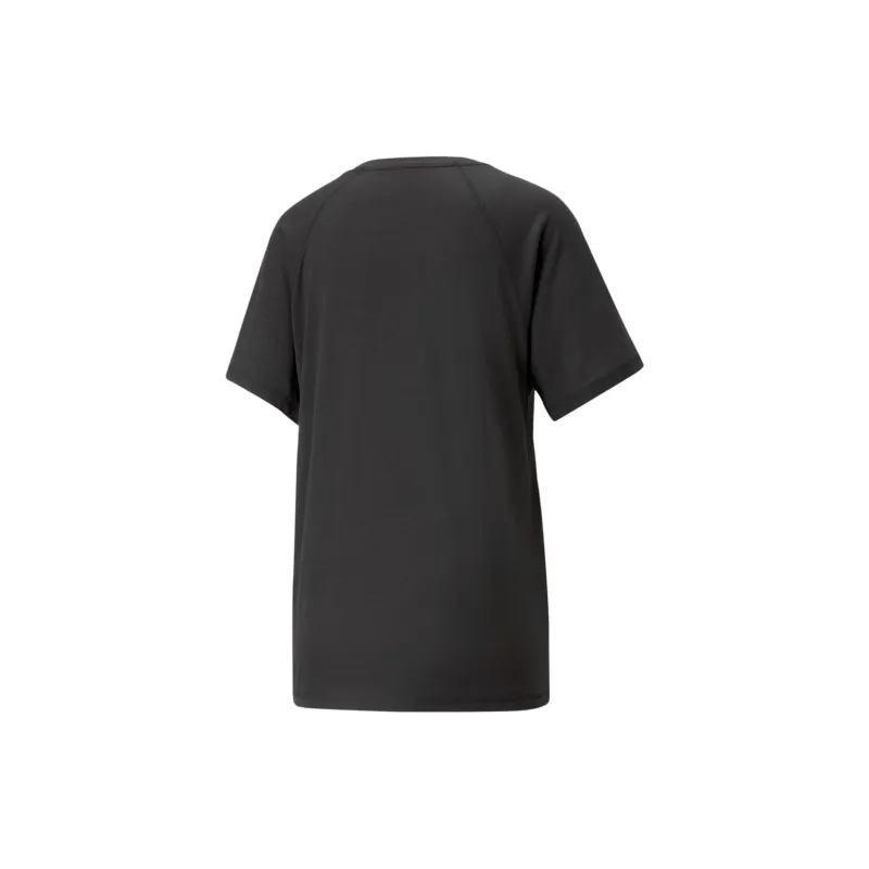 PUMA EVOSTRIPE Raglan Sleeve T-Shirt Women's Black-1