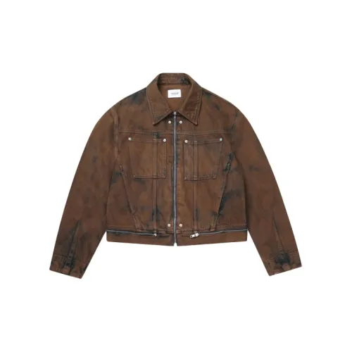 GRAILZ Denim Jackets Men Brown