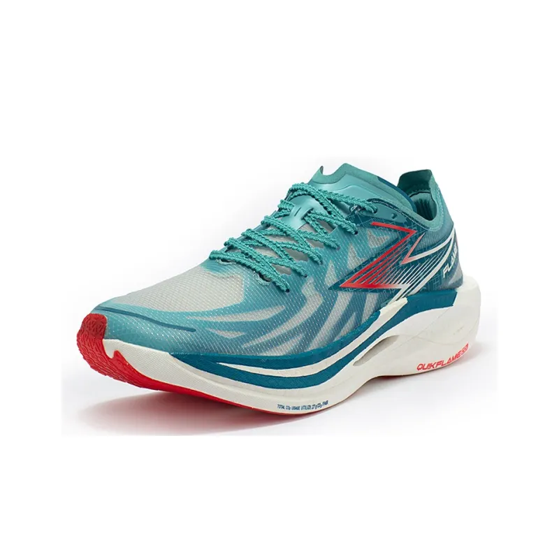 361° Feiran 2 Flying Cushioning Anti-Slip And Wear-Resistant Support Low-Top Running Shoes Unisex Green Blue-1