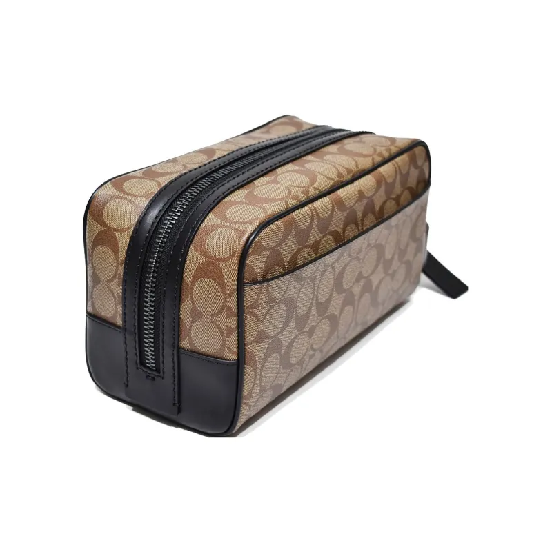 COACH Travel Kit Makeup Bags Brown-2