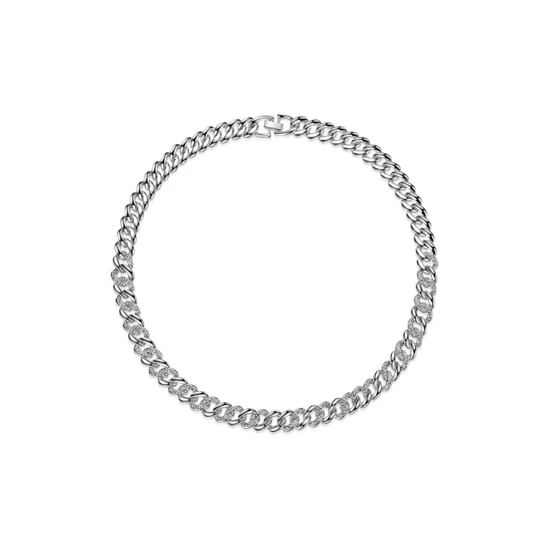 TheRubz Alloy Rhinestones Necklaces Unisex-0
