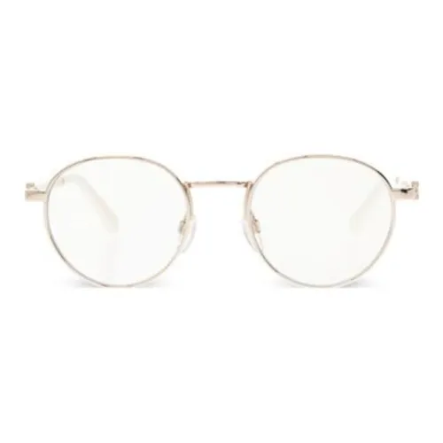 OFF-WHITE Eyewear Arrows-motif Round-frame Glasses