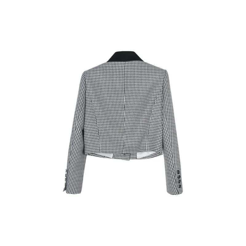 MISSSHINE Jackets Women's Black/White-1