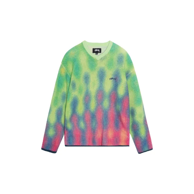 Stussy Gradient Dot Brushed Sweater - POIZON