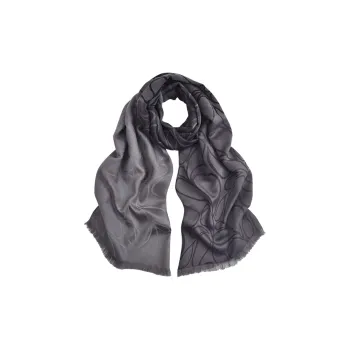 MARJAKURKI Red Scarf Atmosphere Advanced Ripples In The Stream Greeting Card Elegance Women's
