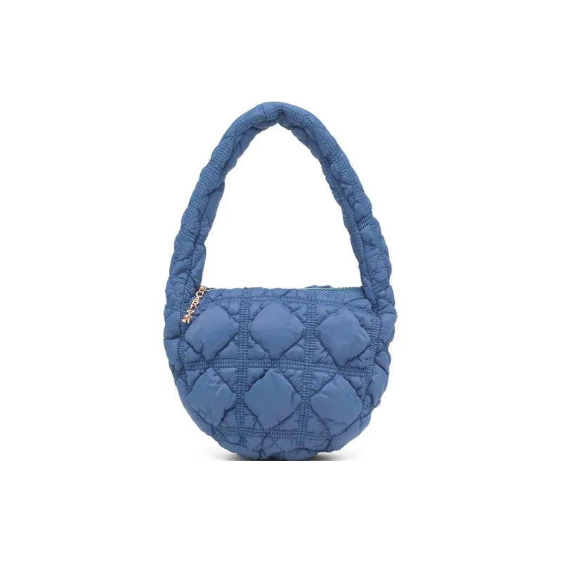 CARLYN Nylon Handbag Mini Women's Denim Blue-0