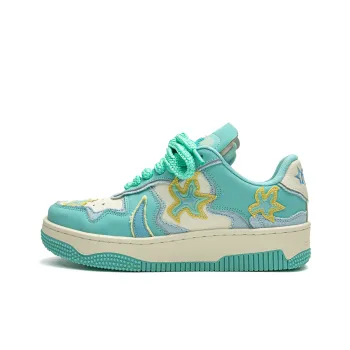 Youthloser Running Stars Collection Skateboard Shoes Unisex Green