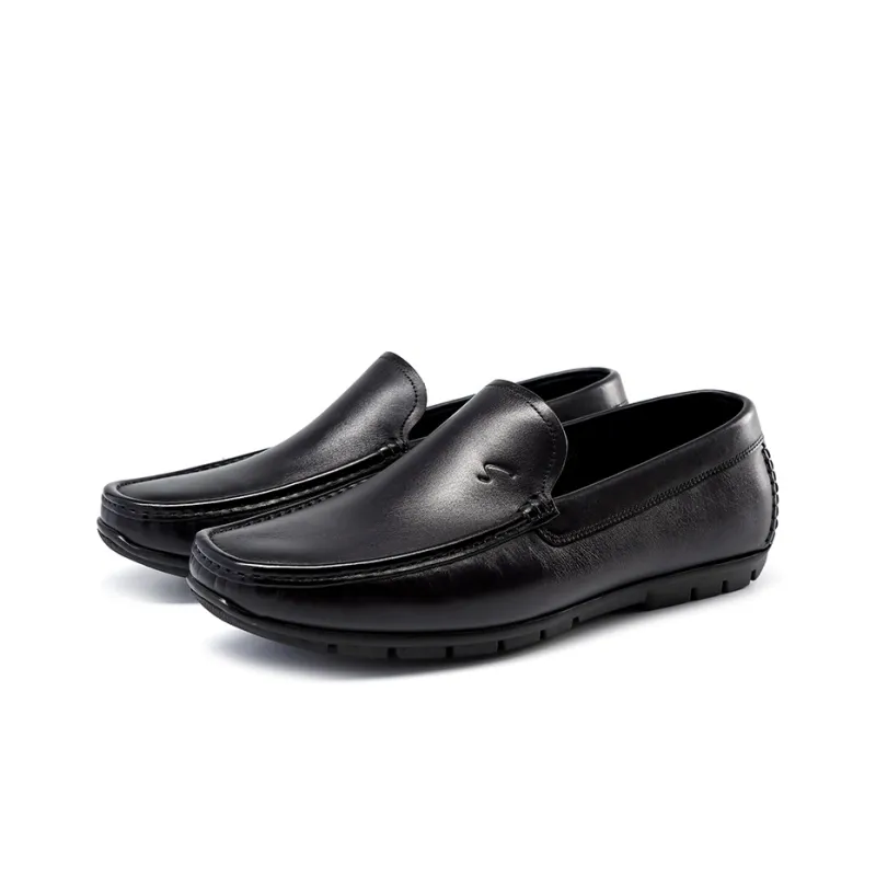 Satchi Loafers 1.5cm Men's Black Gray-2