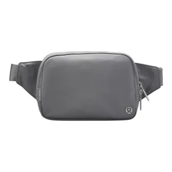 Lululemon Everywhere Nylon Sling Bag Fanny Pack Large Size Unisex Rhinoceros Gray