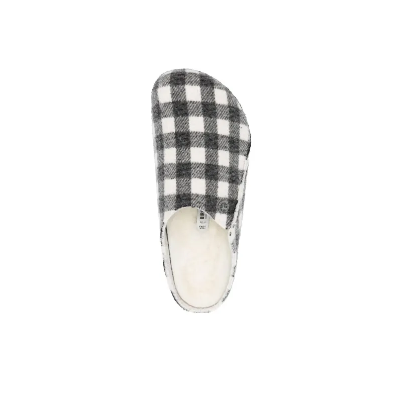 Birkenstock Wrap toe Slippers Men's Black White-4