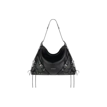 Givenchy Calfskin Shoulder Bag, Crossbody Bag, Handbag Medium Size Women's Black