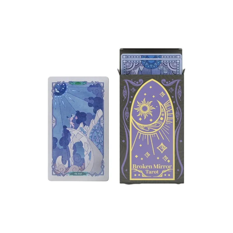 WohStudios Tarot Mercury Mirror Tarot Cards Distressed Mirror Collection, Weit Edition Board Games-1