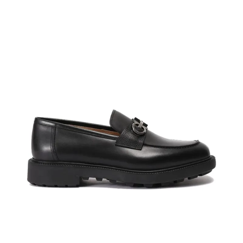 FERRAGAMO Casual Shoes 3.5cm Men's Black-1