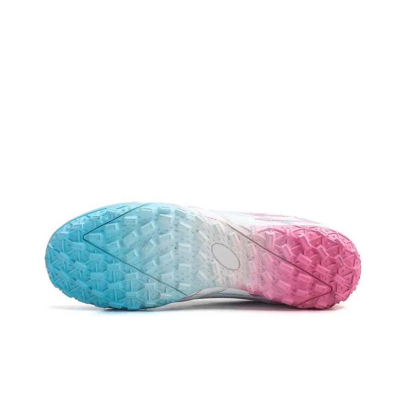 MEIKE Soccer Shoes Unisex Pink Blue-4