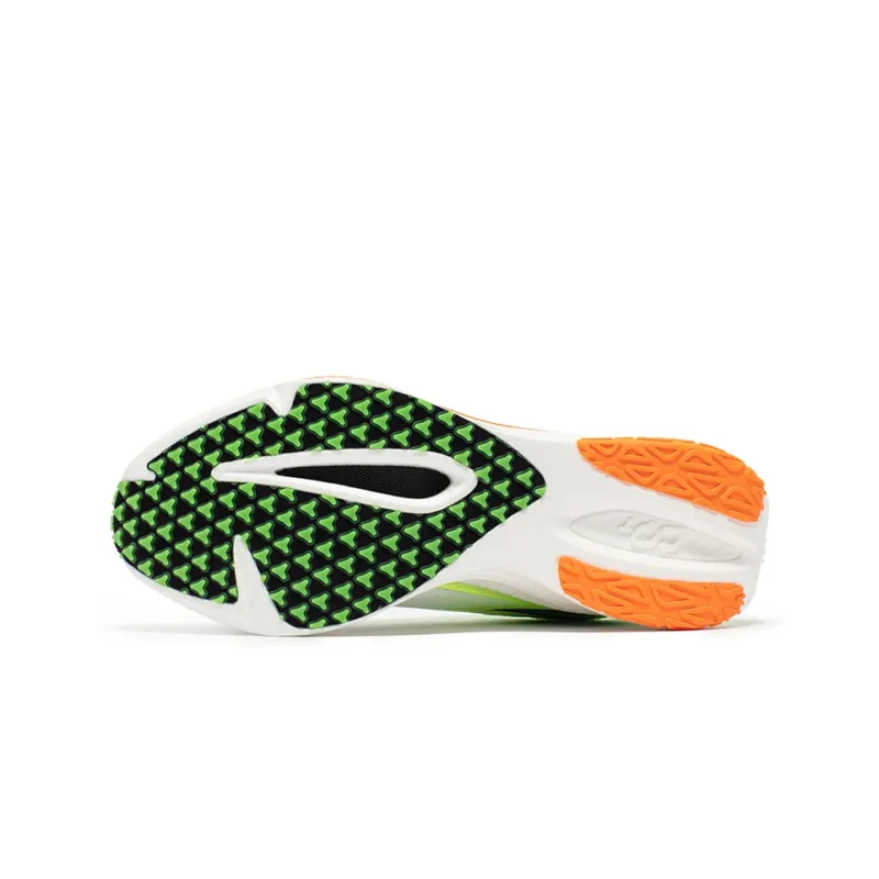361° 2.5 Pro Low Top Long Distance Running Shoes Unisex White Green-4