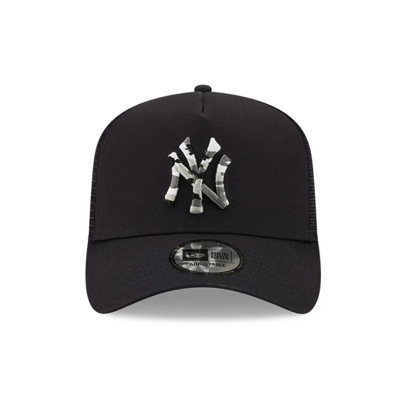 New Era New York Yankees MLB Trucker Adjustable Cap Men's Navy-1