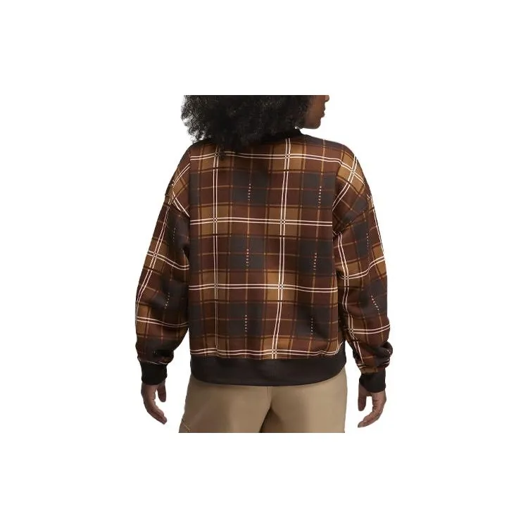 Jordan Brooklyn Brooklyn Sweatshirt Women's Brown-1