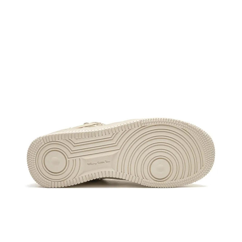 Youthloser Running Stars Collection Low Top Skateboard Shoes Unisex Beige-5
