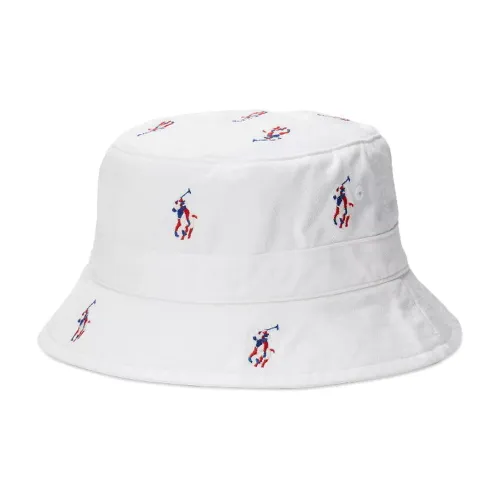 Polo Ralph Lauren Bucket Hats Men's White