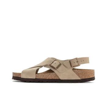Birkenstock Tulum Suede Leather 'Taupe' Women's