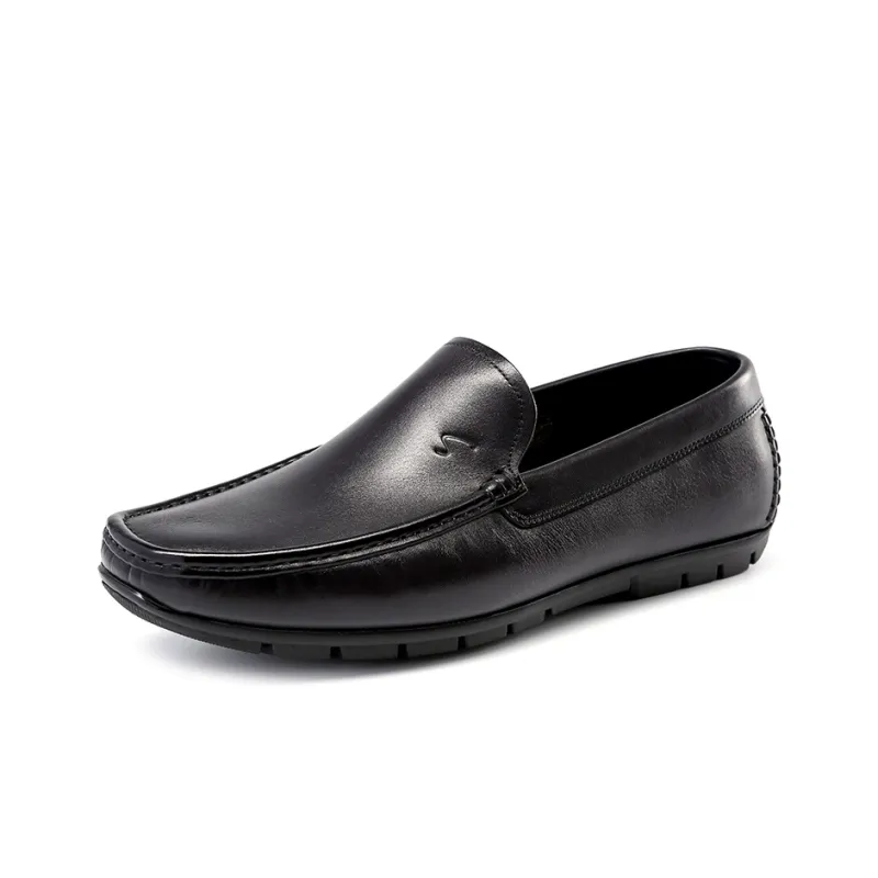 Satchi Loafers 1.5cm Men's Black Gray-1