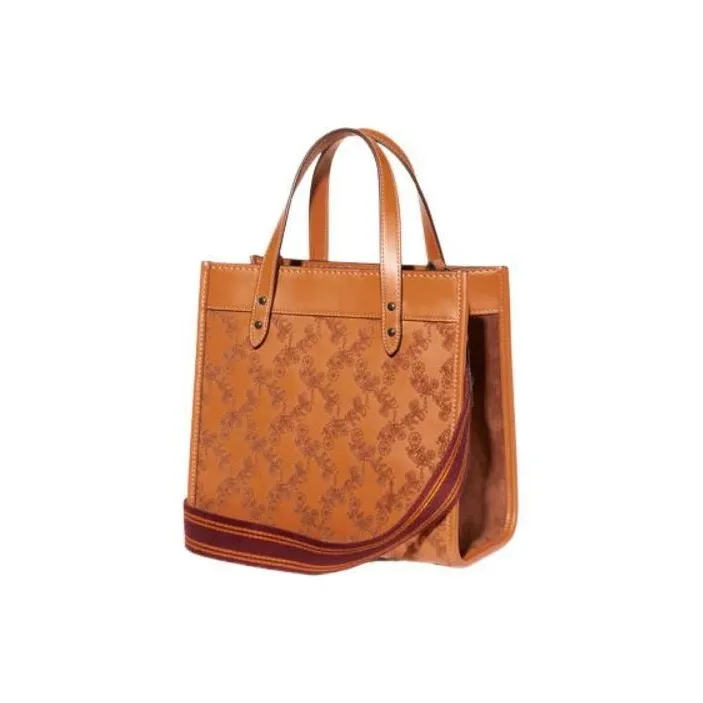 COACH Field Cow Leather Tote Bag Shopping Bag Handbag Shoulder Bag Crossbody Bag Medium Size Women's Yellow-2