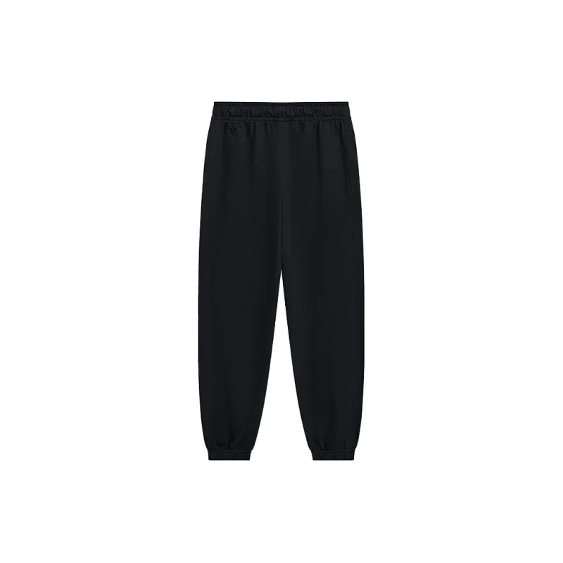 XTEP Knitted Sweatpants Women's Jet Black-1