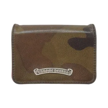 Chrome Hearts Leather Wallet Women's Camouflage