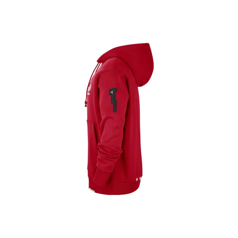 Nike Chicago Bulls Standard Issue 2023/24 City Edition Sweatshirt City Edition 2023/24 Season Chicago Bulls Men's Red-2