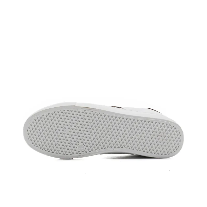 Warrior Shell Head White Sneakers Anti Slip Wear Resistant Lightweight Breathable Low Top Skateboard Shoes Women's-3