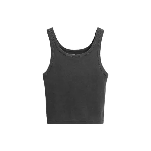 ZARA Tank Tops Men Dark Gray