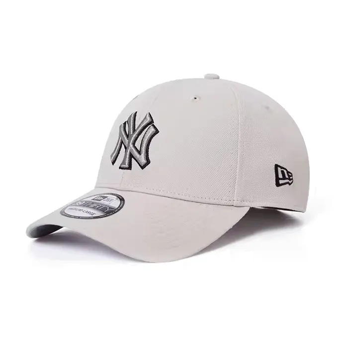 New Era Elastane Baseball Caps Unisex Light Beige-0