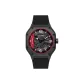Dazzle Night Black with Horse Red