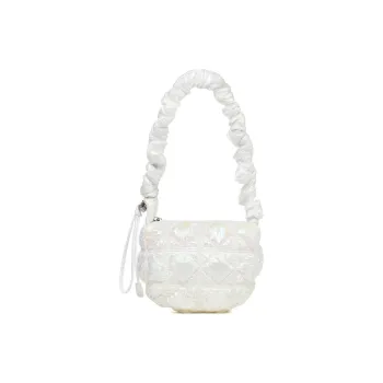 CARLYN Nylon Shoulder Bag Crossbody Bag Regular Women's White