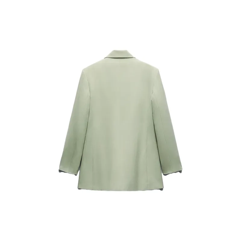 ZARA Business Suit Women's Light Green-1
