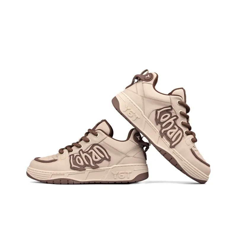 Y6T Cinematic Collection Lightweight And Breathable Low Top Skateboard Shoes Unisex Khaki-3