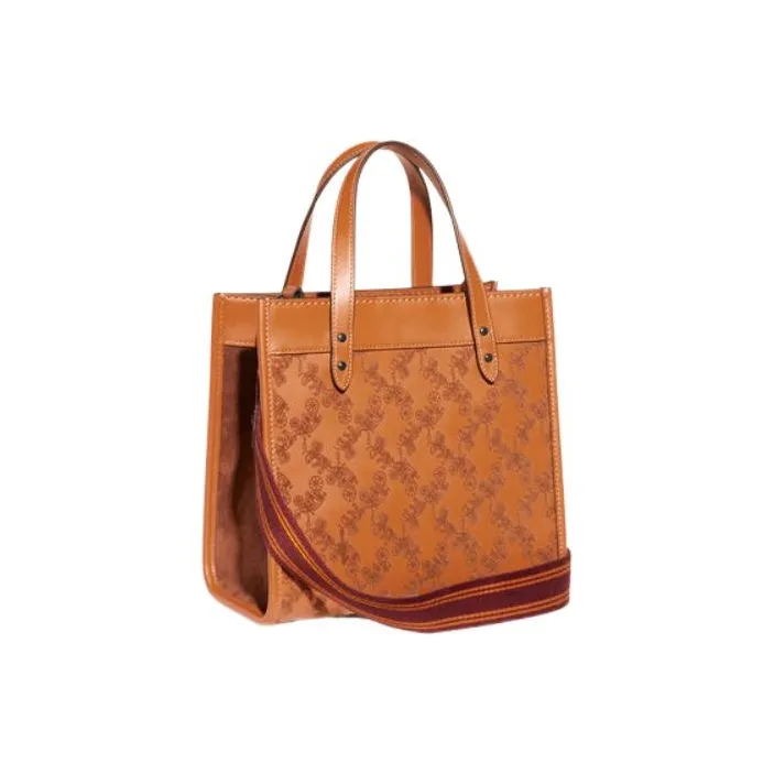 COACH Field Cow Leather Tote Bag Shopping Bag Handbag Shoulder Bag Crossbody Bag Medium Size Women's Yellow-1