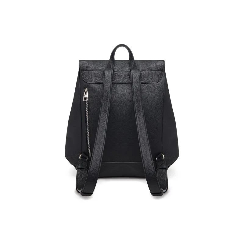 Alexander McQueen Natural Grained Cow Leather Backpack Men's Black-2