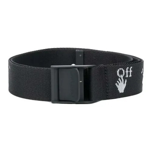 OFF-WHITE Belt Unisex Black Width 3.5CM