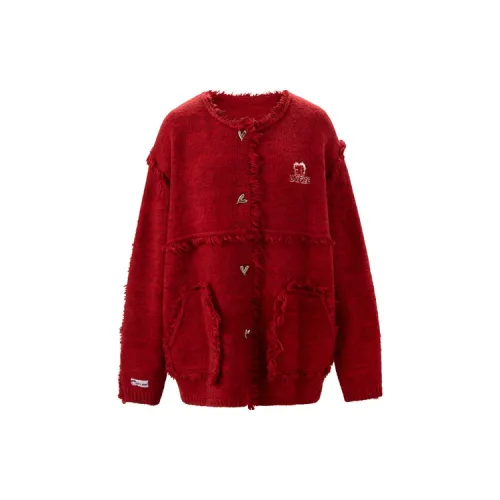 UNIFREE X Betty Boop™ Co-branded Series Knitwear Women's Red