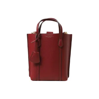 TORY BURCH Leather Shoulder Bag, Crossbody Bag, Handbag Mini Women's Red