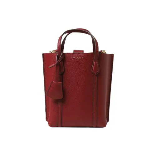 TORY BURCH Leather Shoulder Bag, Crossbody Bag, Handbag Mini Women's Red