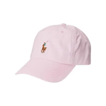 Polo Ralph Lauren Cotton Baseball Caps Unisex Pink