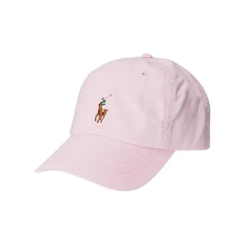 Polo Ralph Lauren Cotton Baseball Caps Unisex Pink