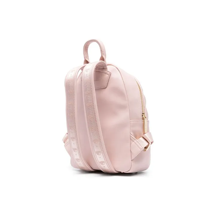 CHIARA FERRAGNI Eyelike Polyurethane Resin Backpack Women's Light Pink-1