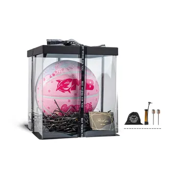 FITLOOK Size 7 Ball Indoor And Outdoor All Street Training Competition Basketball PU Pink Cat Nebula