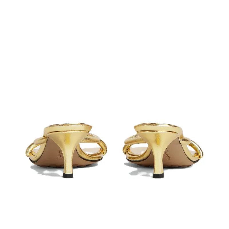Bottega Veneta Slip On Heeled Sandals Women's-4